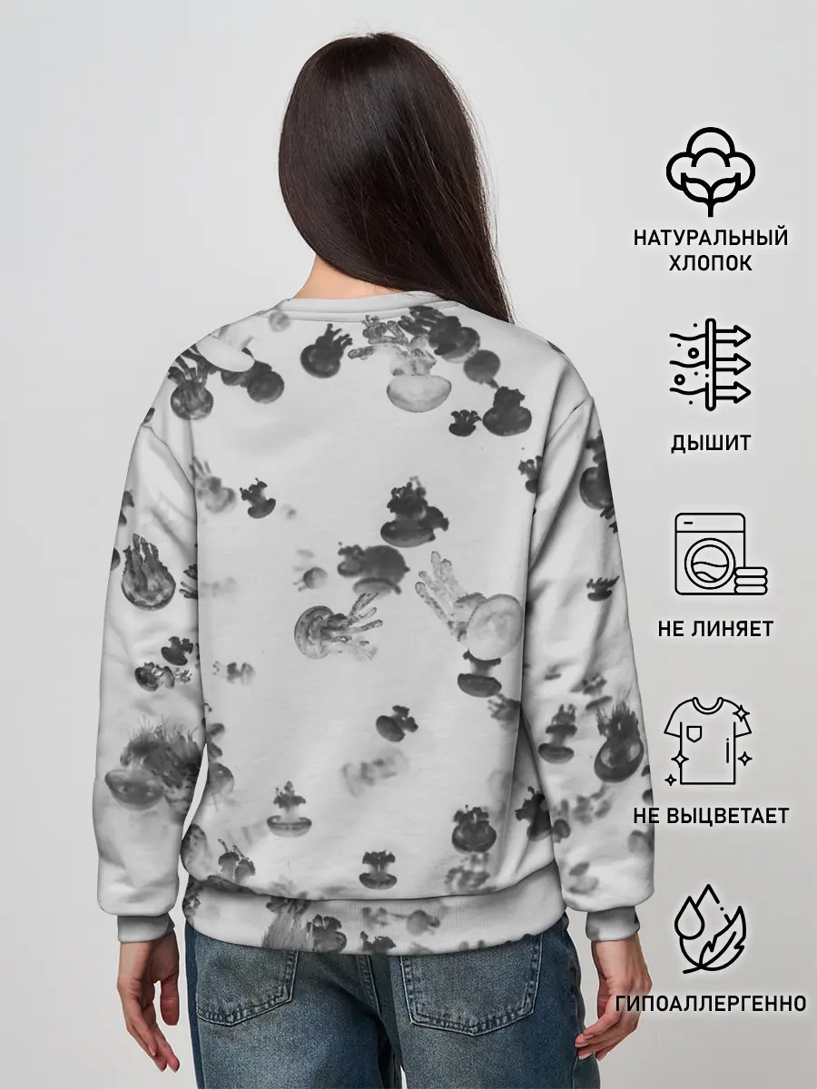 Женский свитшот / Медузы