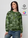 Женский свитшот / Canvas Green Camo