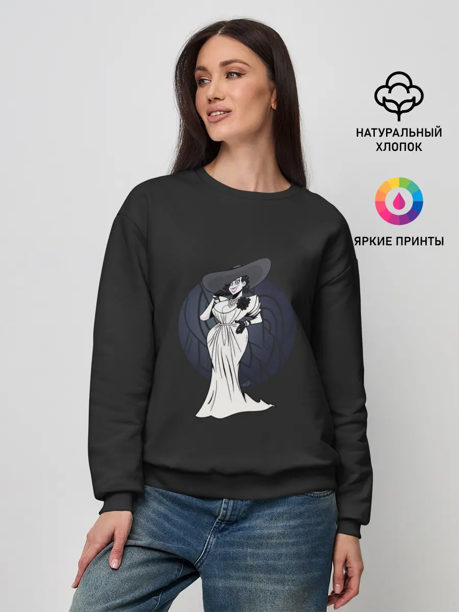 Женский свитшот / Resident Evil. Lady Dimitrescu