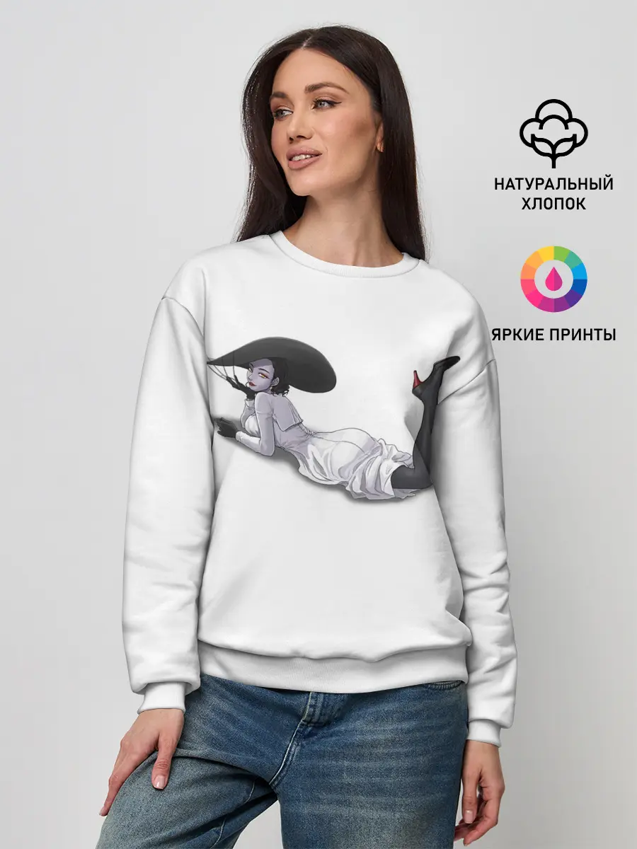 Женский свитшот / Tall Vampire Lady. RE