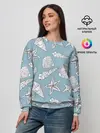 Женский свитшот / Морские обитатели