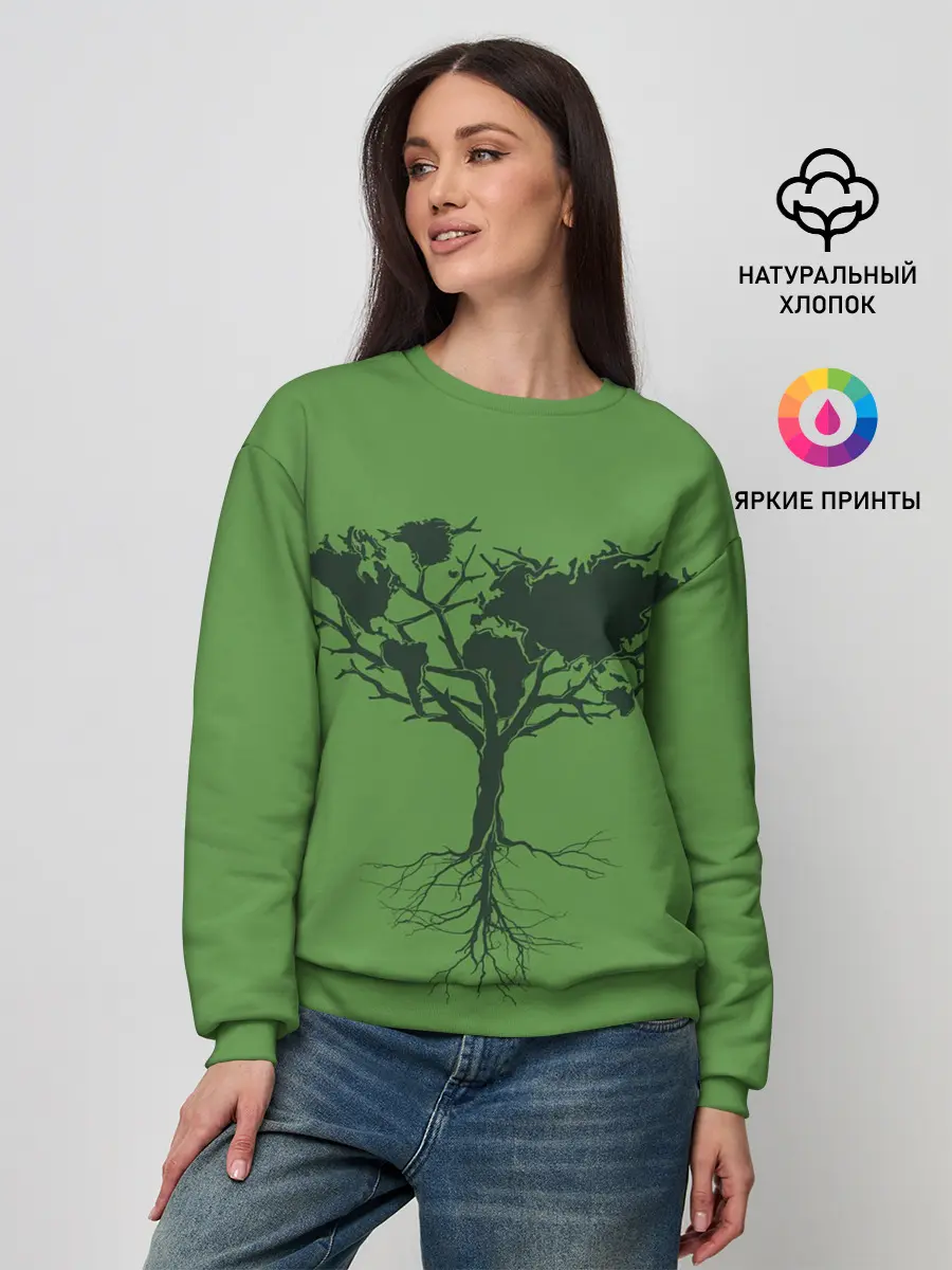 Женский свитшот / Древо Мира