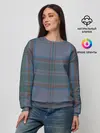 Женский свитшот / Шотландская клетка, тартан