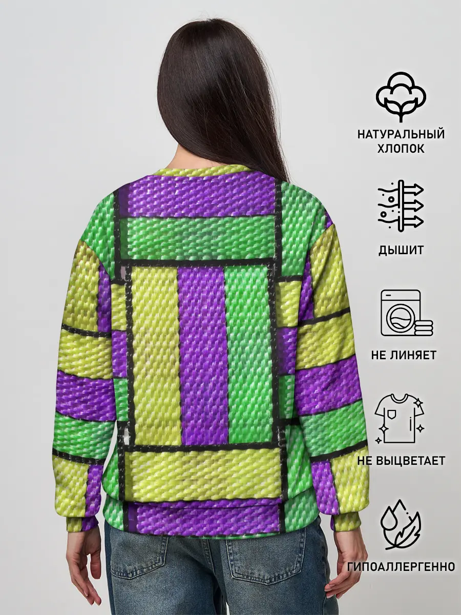 Женский свитшот / Цветные Ремешки