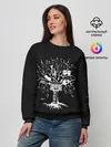 Женский свитшот / Музыкальное Дерево