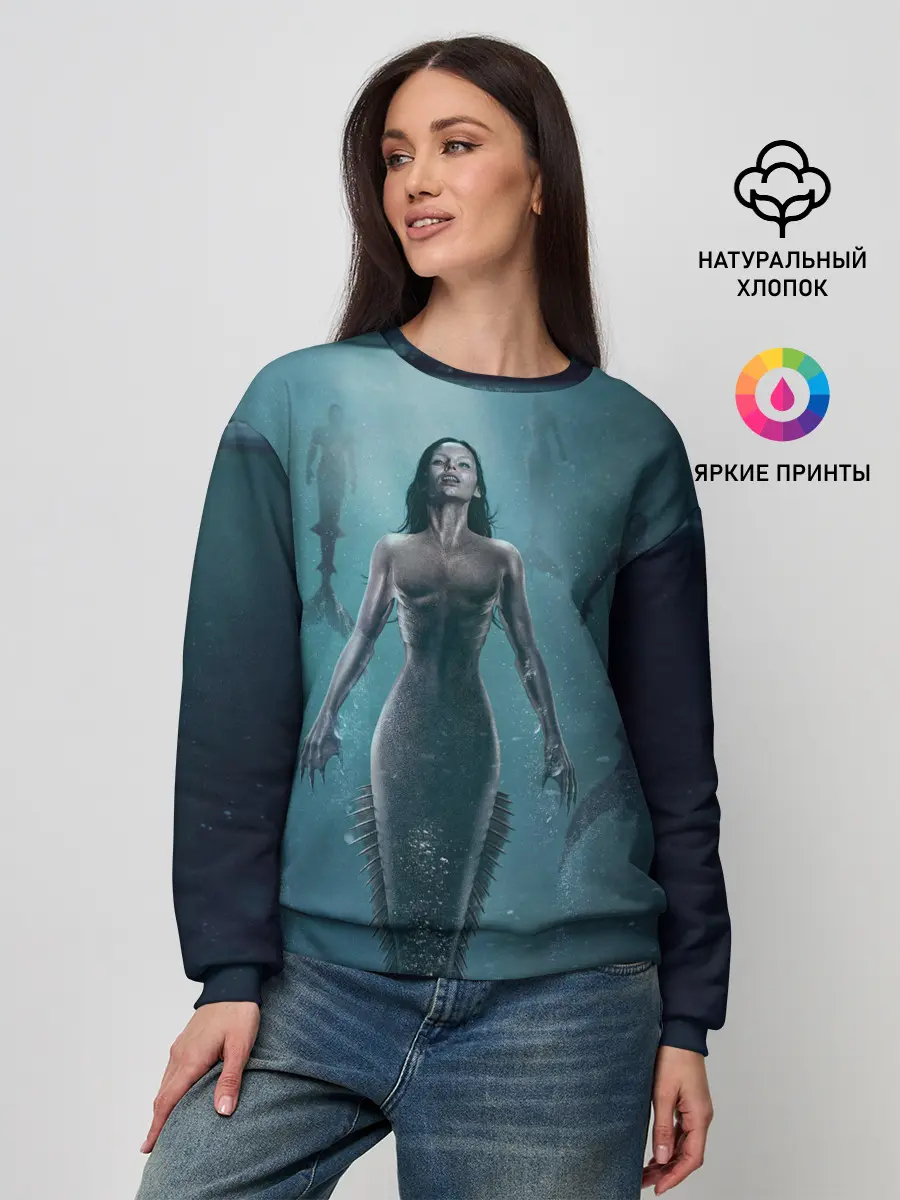 Женский свитшот / Русалка