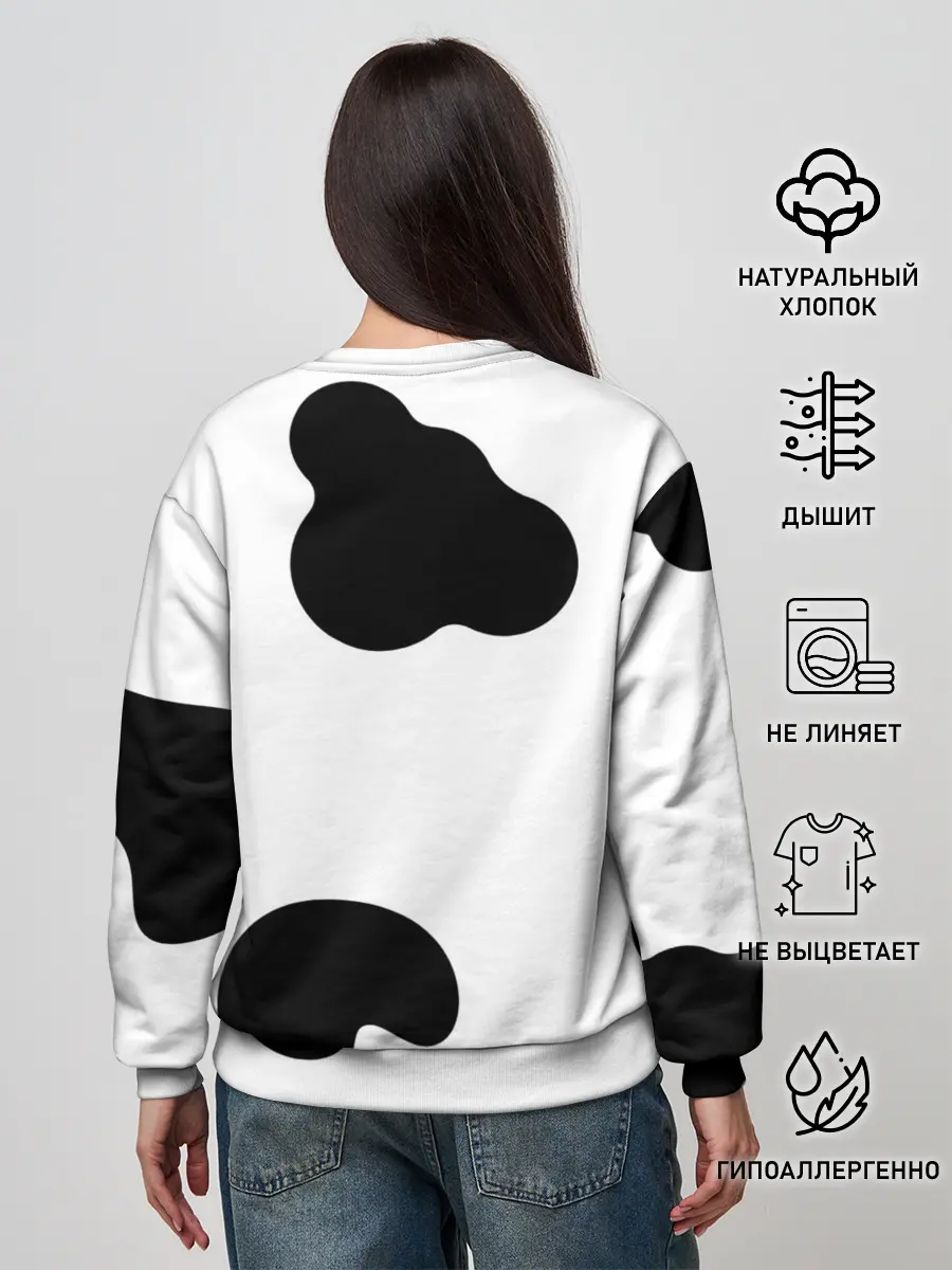 Женский свитшот / Cow print