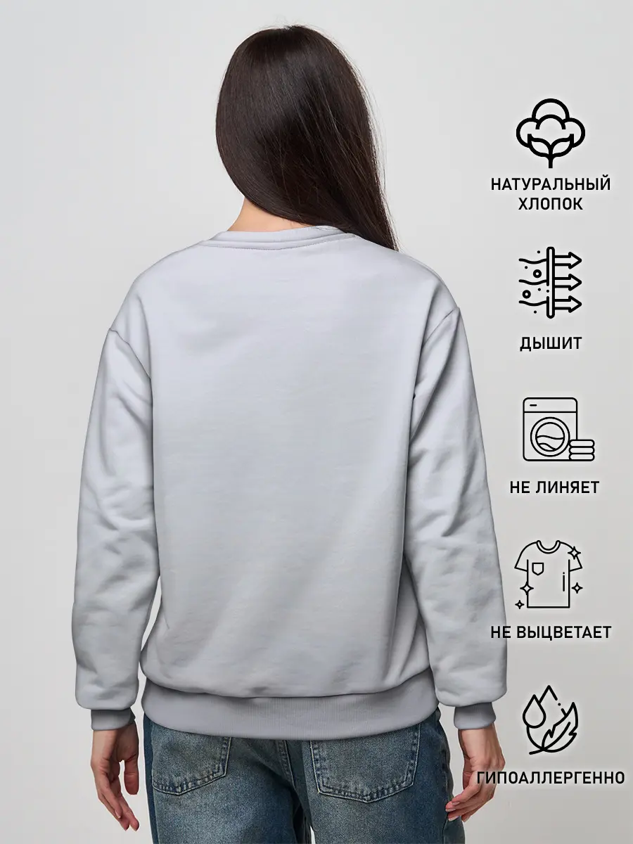 Женский свитшот / Ghost in the Eva