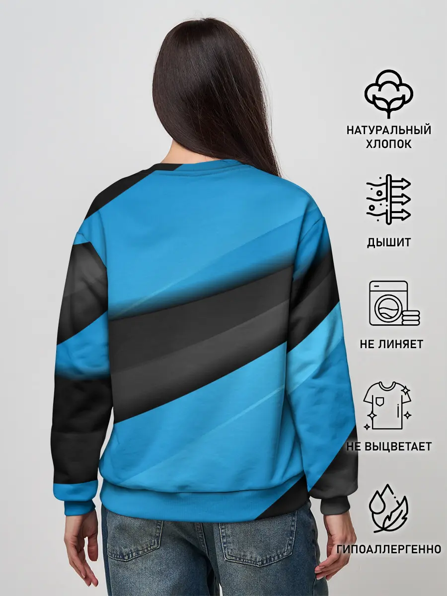 Женский свитшот / Blue Sport Style