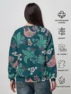 Женский свитшот / Птицы в Цветах