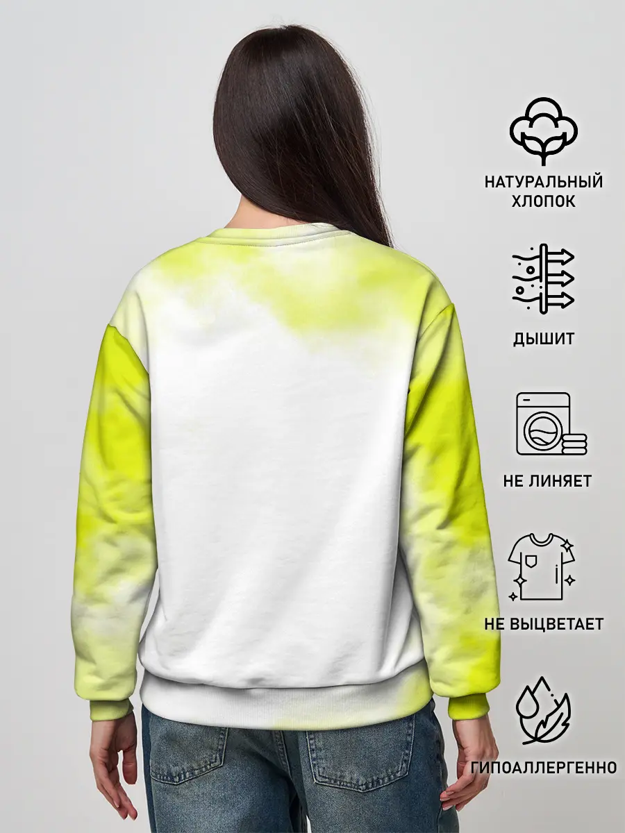 Женский свитшот / Аста и Юно Чёрный клевер