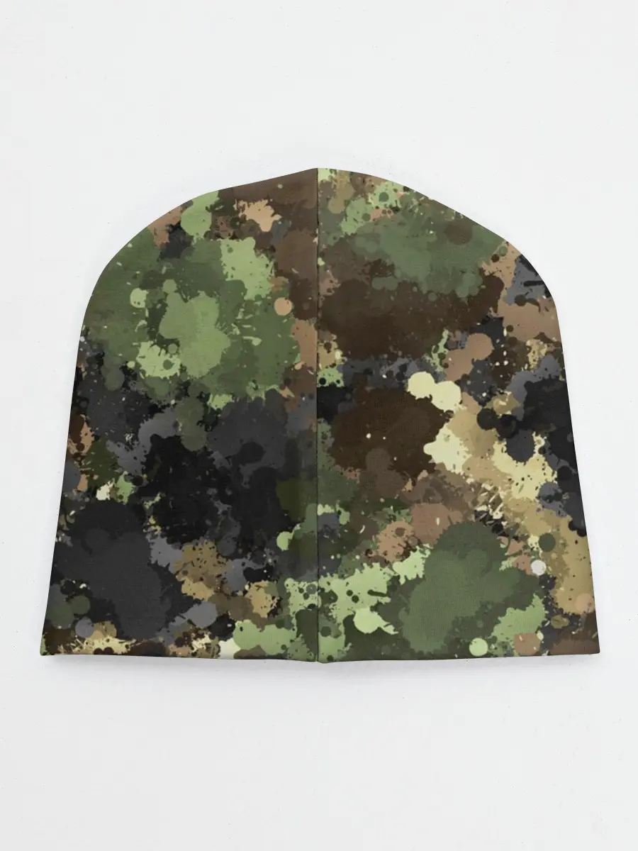 Детская шапка / Камуфляж с кляксами