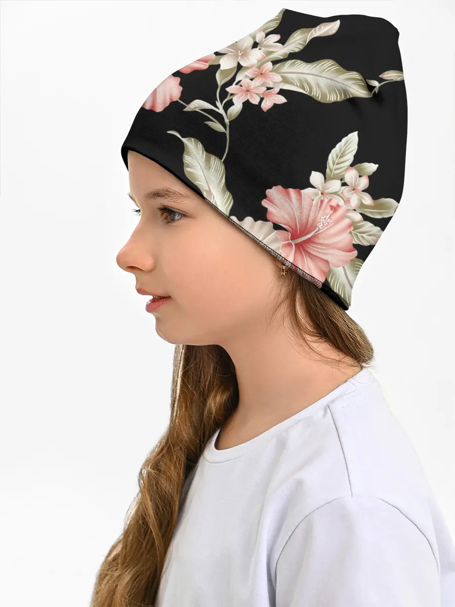 Детская шапка / цветок абстракция