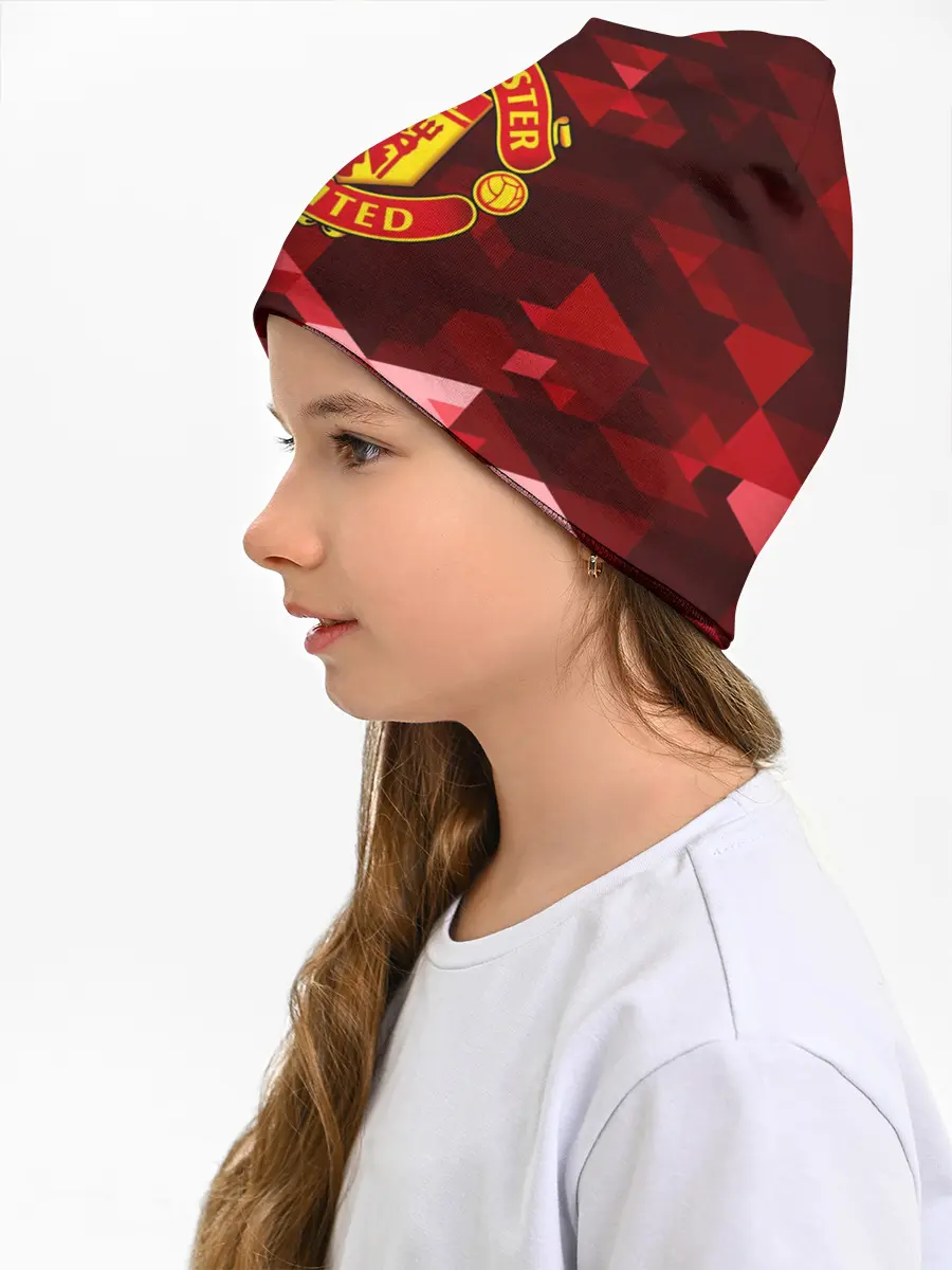 Детская шапка / Manchester United Abstract