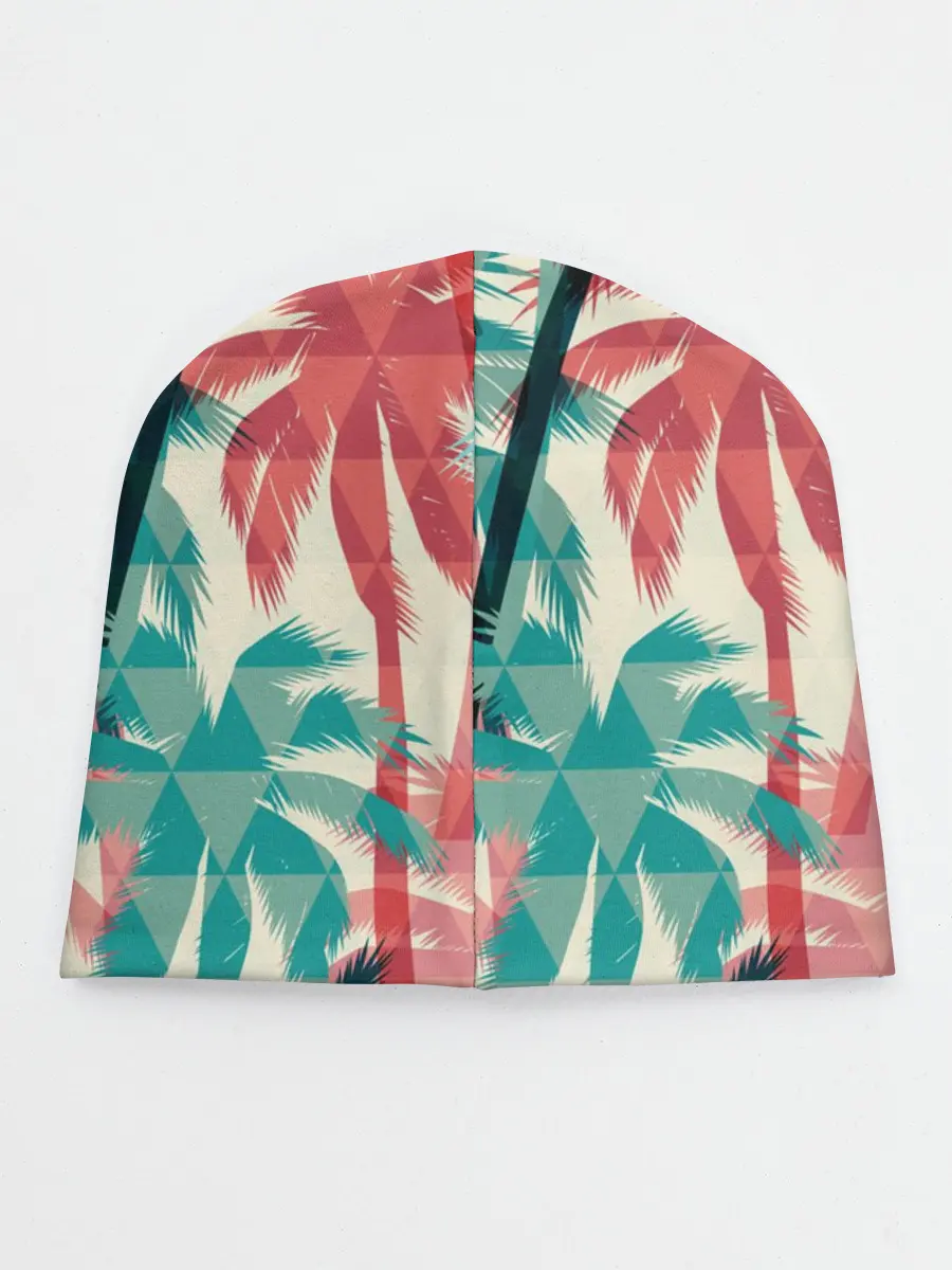 Детская шапка / Абстракция Пальмы Текстура