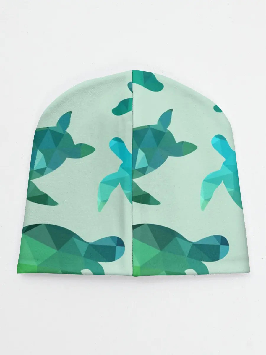 Детская шапка / Абстракция Черепахи Полигон