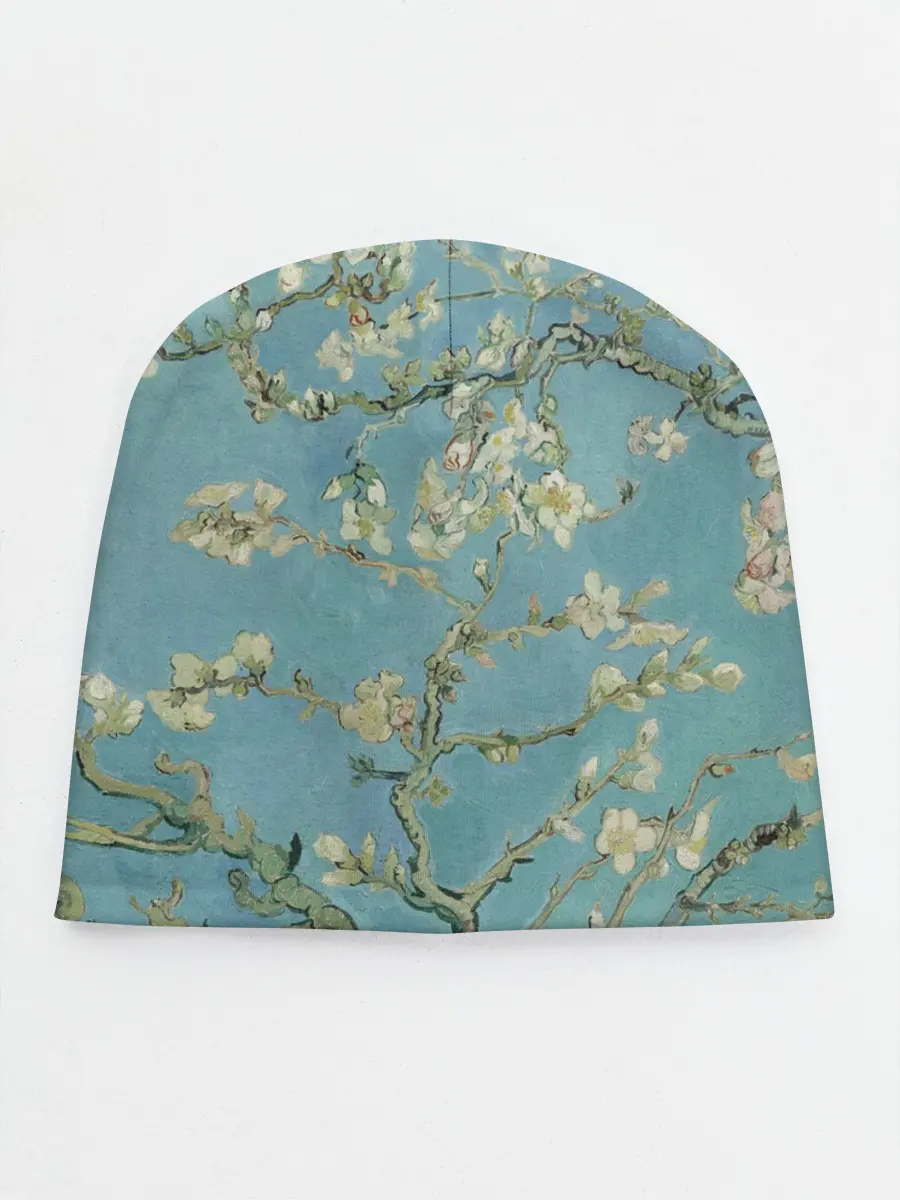 Детская шапка / Ван Гог Цветущие ветки миндаля