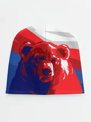 Детская шапка / Российский медведь