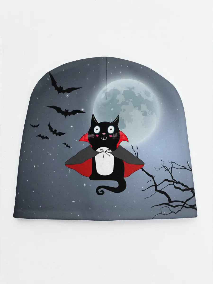 Детская шапка / Котик-готик