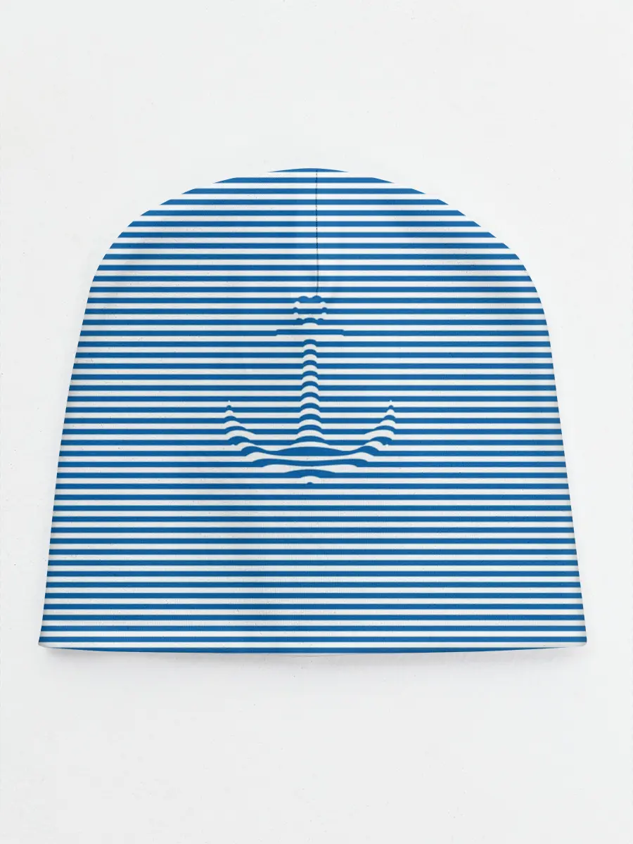 Детская шапка / Тельняшка Якорь