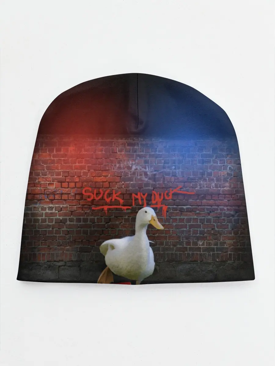 Детская шапка / Утиный вандализм
