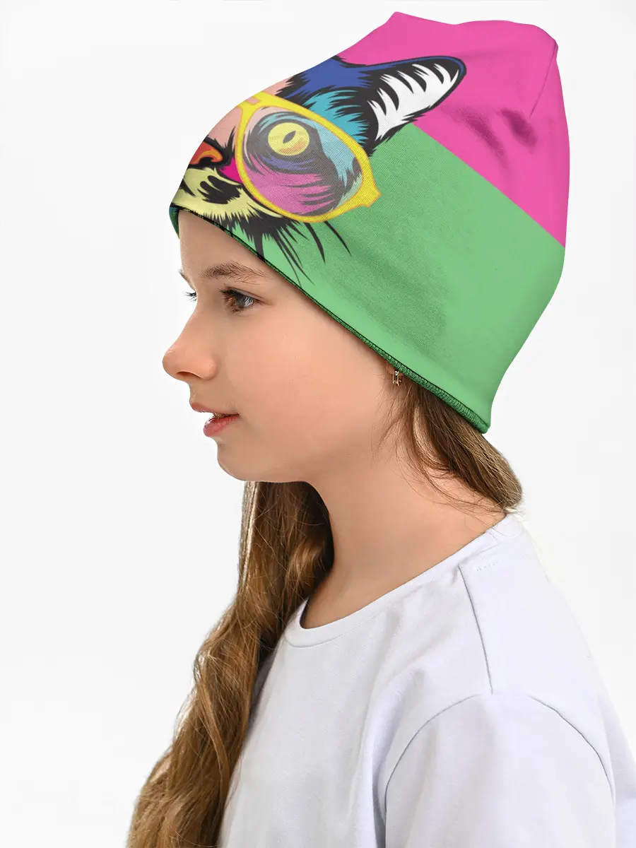 Детская шапка / Яркий Кот