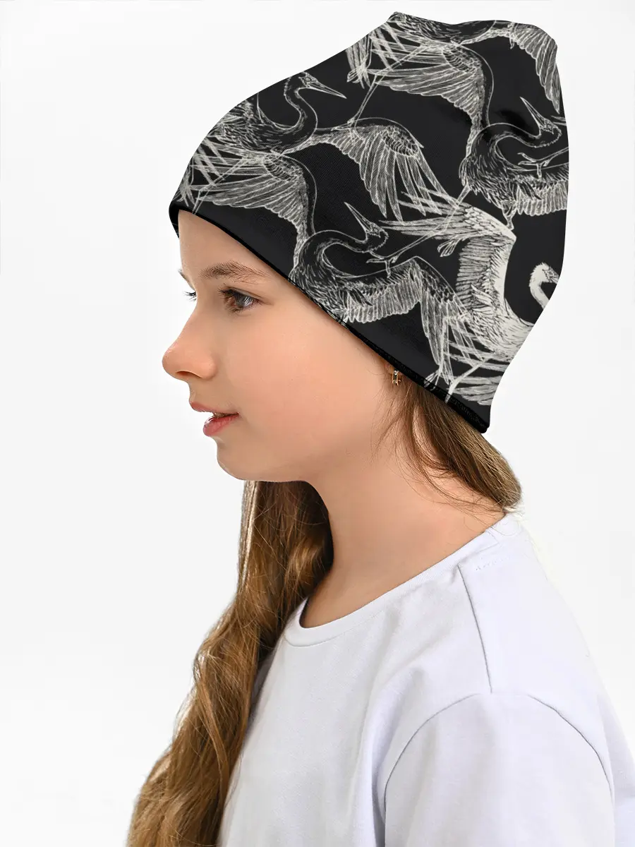 Детская шапка / Белые Птицы