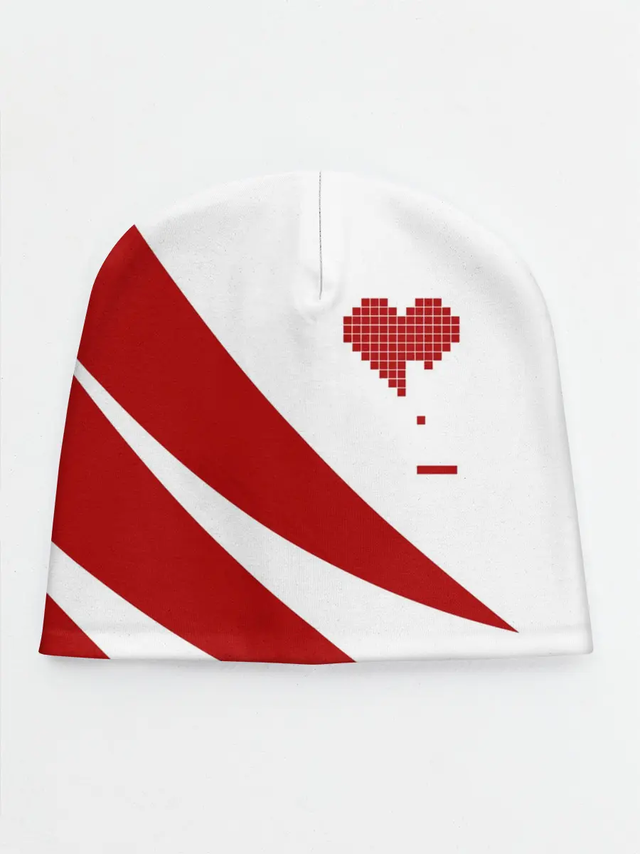 Детская шапка / ГЕОМЕТРИЧЕСКОЕ СЕРДЦЕ.