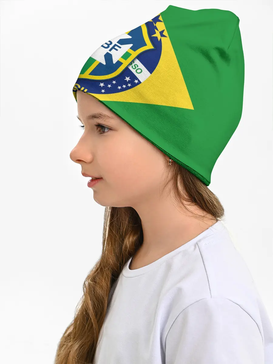 Детская шапка / Сборная Бразилии флаг