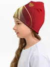 Детская шапка / RUSSIA SPORT: Red and Gold.