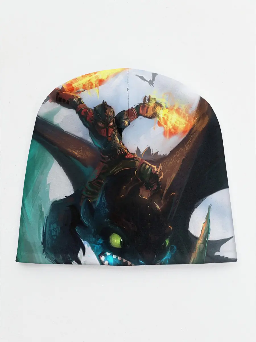 Детская шапка / как приручить дракона