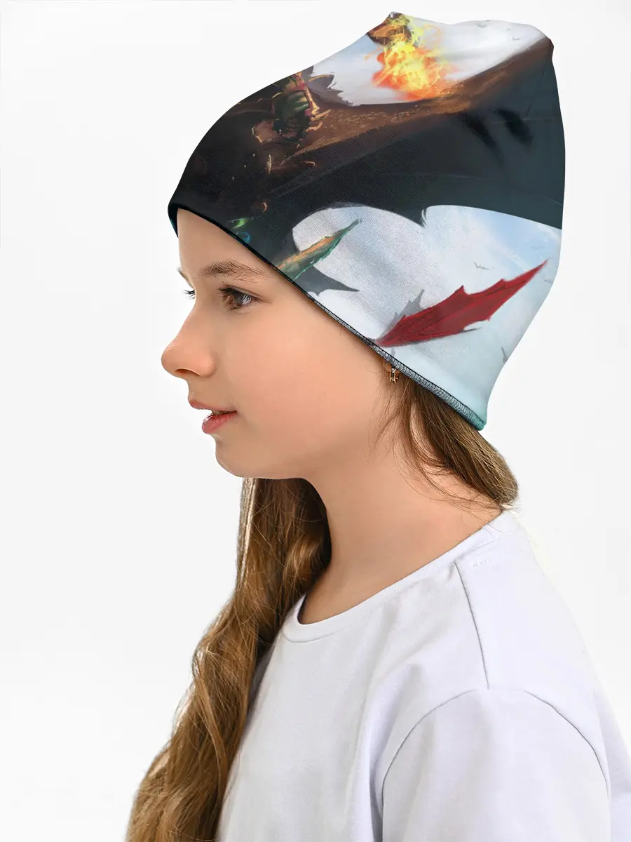 Детская шапка / как приручить дракона