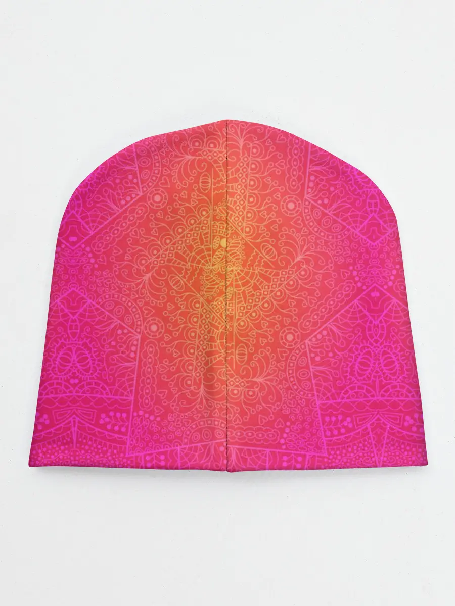 Детская шапка / Солнечная мандала