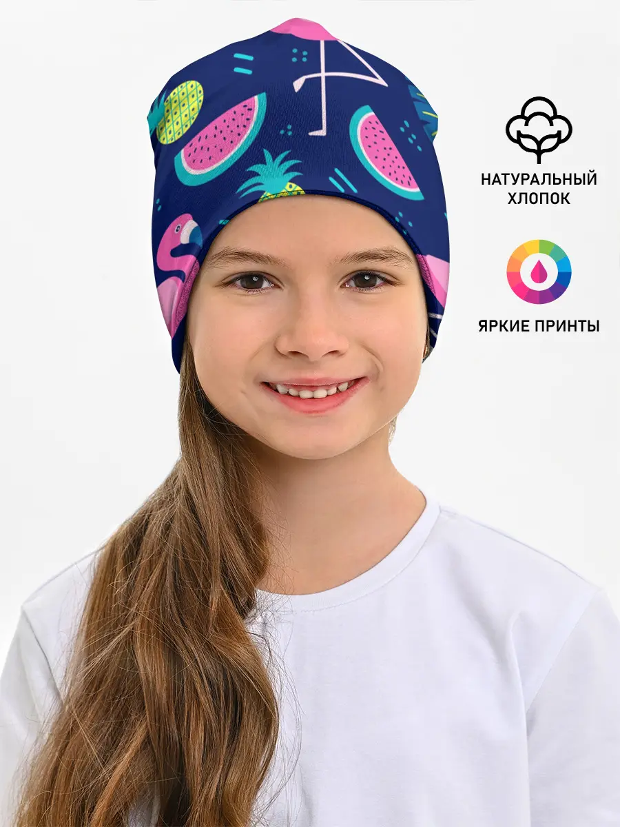 Детская шапка / Фламинго