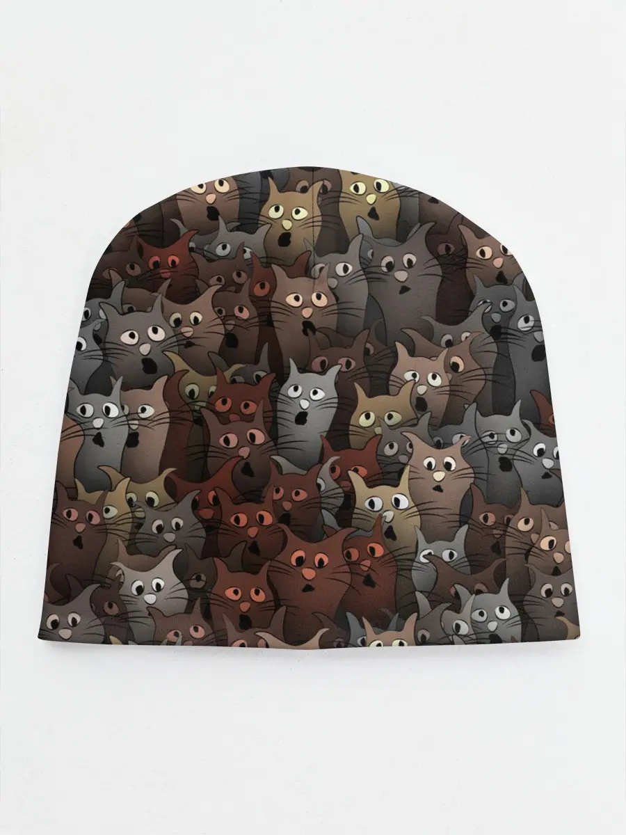 Детская шапка / Глупые коты