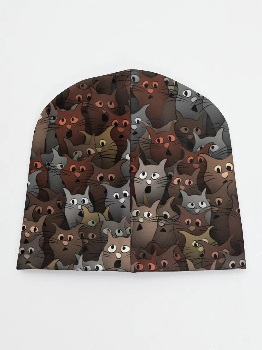 Детская шапка / Глупые коты