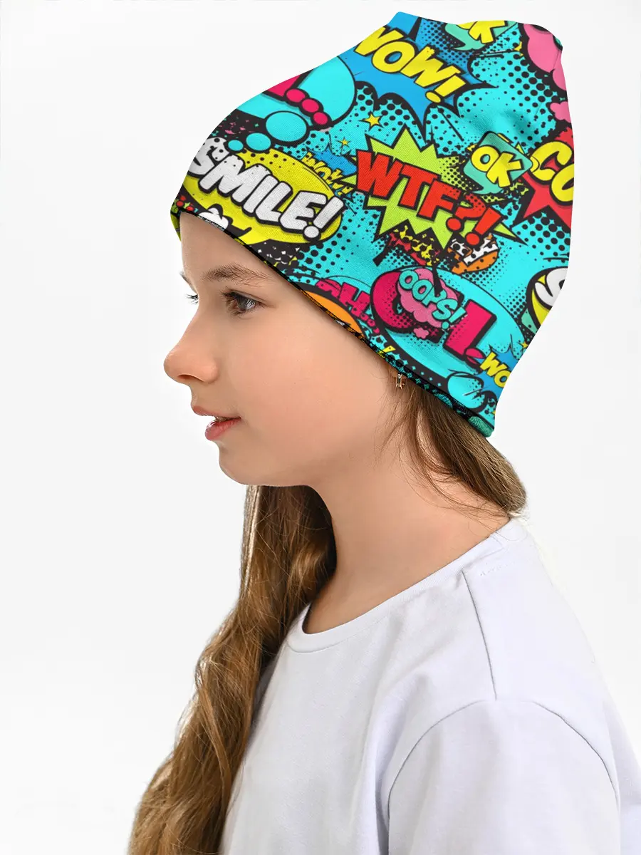Детская шапка / Поп-арт в моде