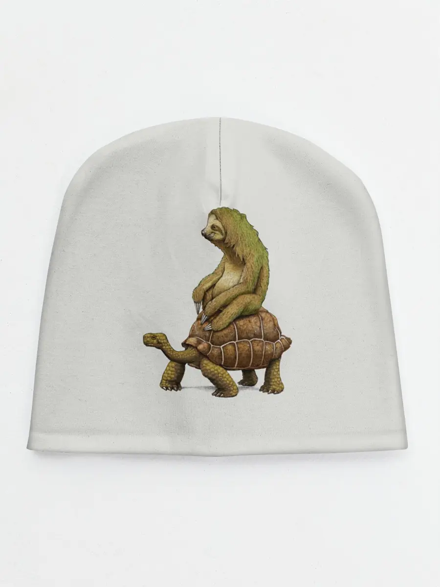 Детская шапка / Ленивец и Черепаха