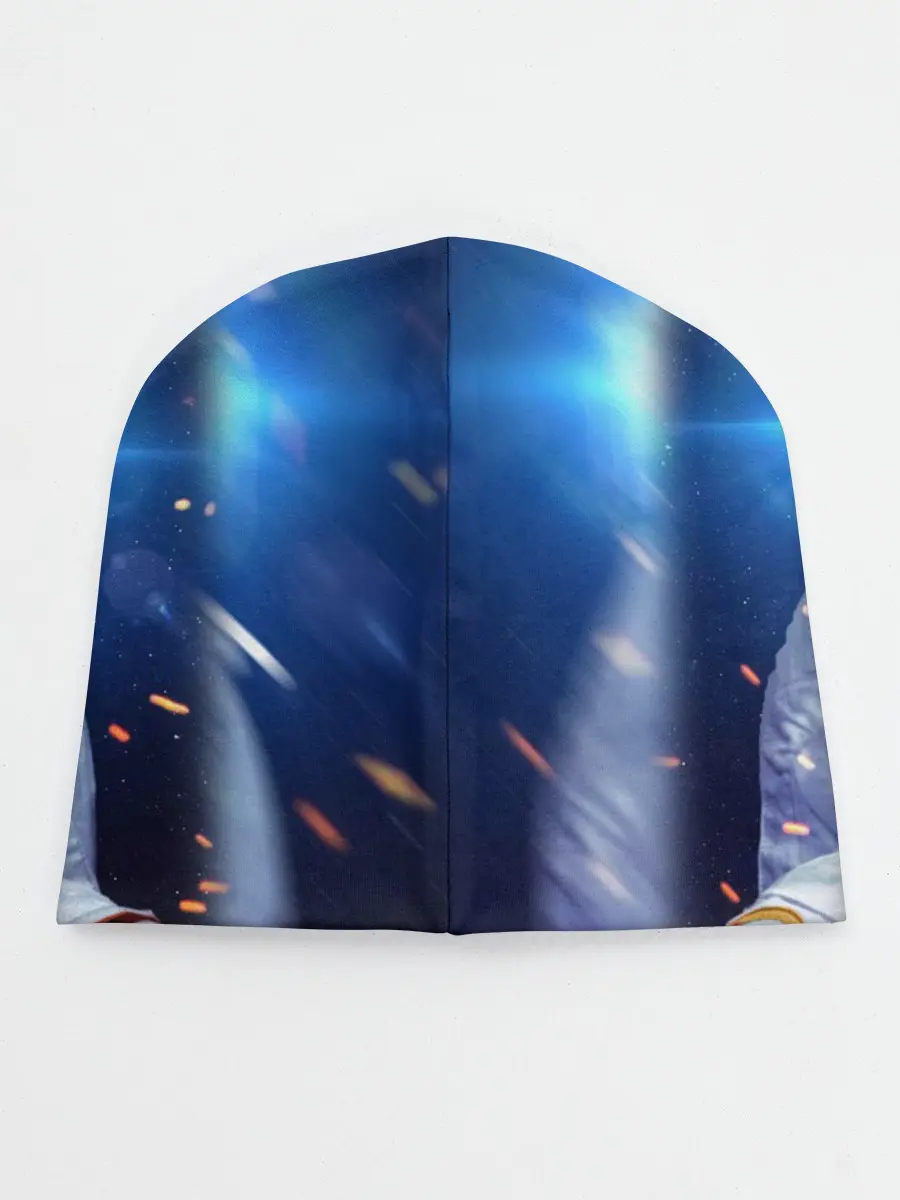 Детская шапка / КОТ АСТРОНАВТ