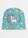 Детская шапка / Единорог радуга