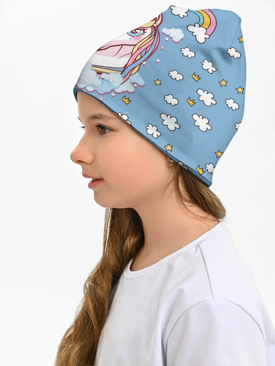 Детская шапка / Радужный Единорог