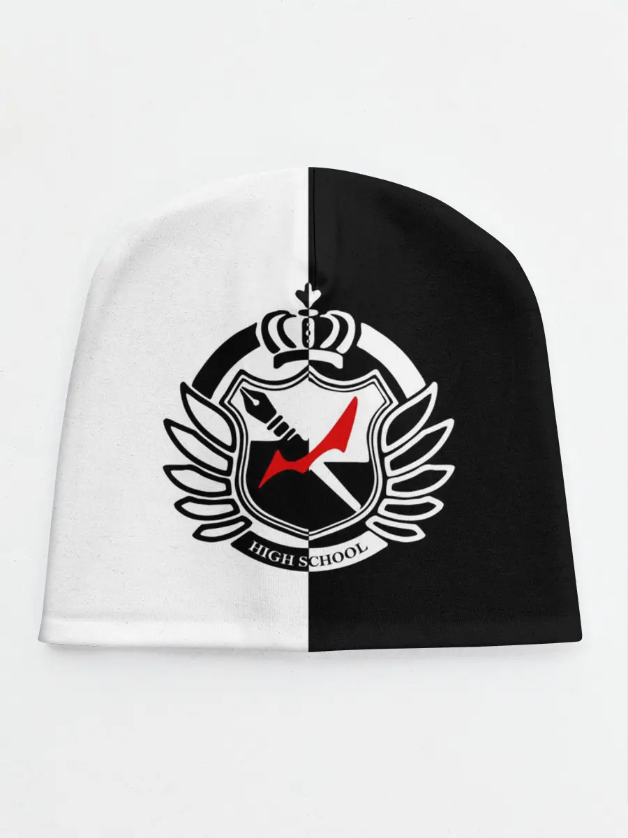 Детская шапка / MONOKUMA SCHOOL с фоном