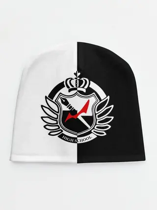 Детская шапка / MONOKUMA SCHOOL с фоном