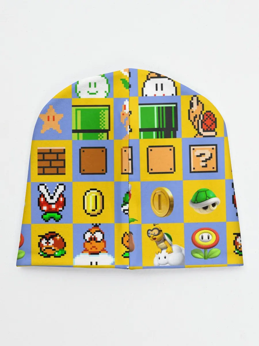 Детская шапка / Super Mario Pop art