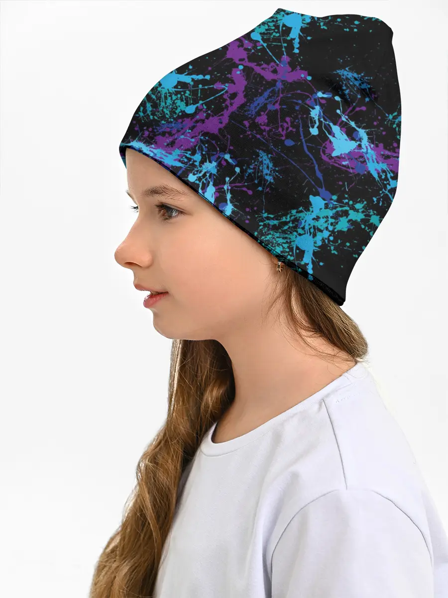 Детская шапка / Брызги