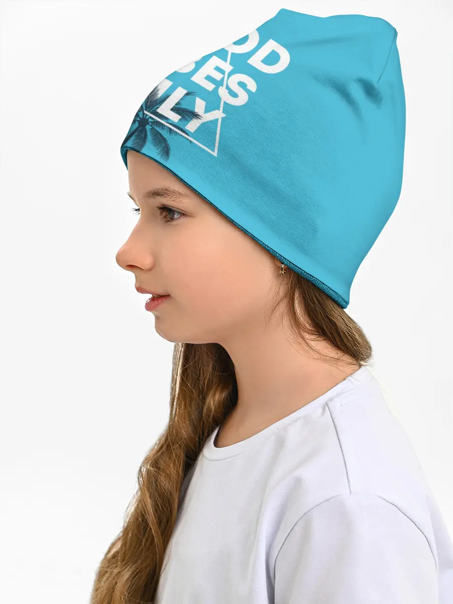 Детская шапка / Good vibes only