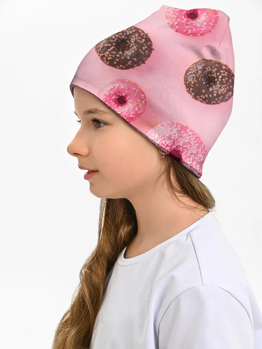 Детская шапка / пончики