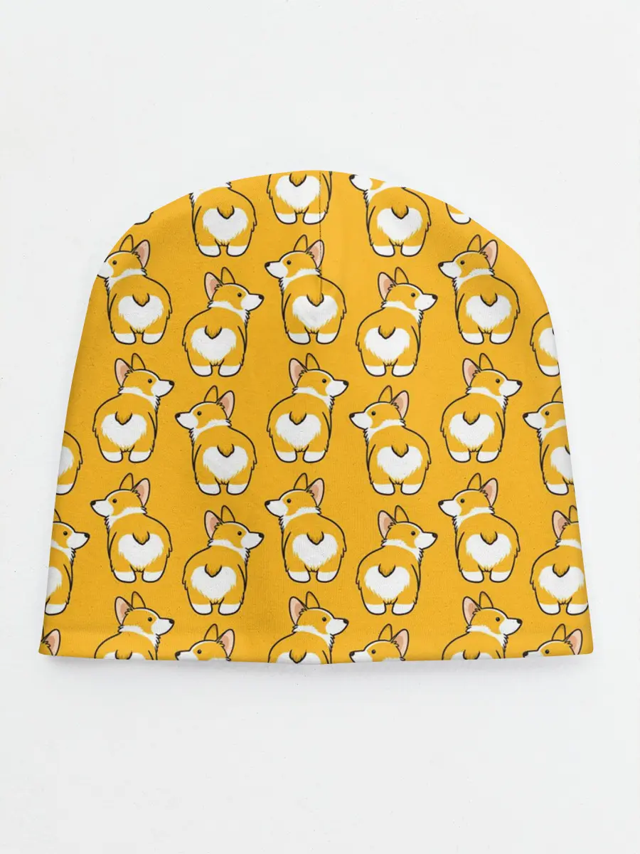 Детская шапка / Корги Паттерн