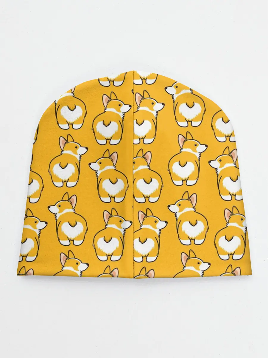 Детская шапка / Корги Паттерн
