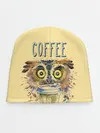 Детская шапка / Сова и кофе